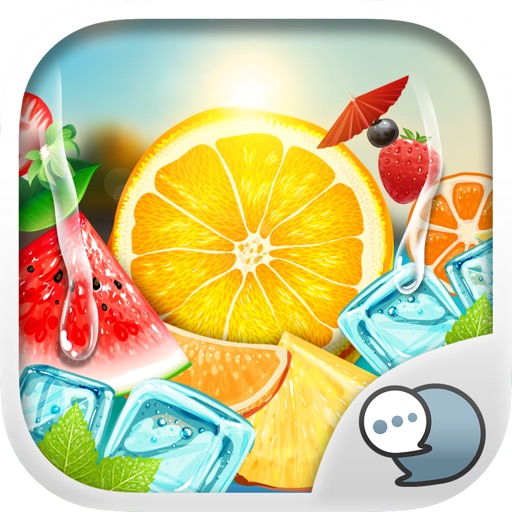 Fruits Emoji Pop Sticker Keyboard Themes ChatStick