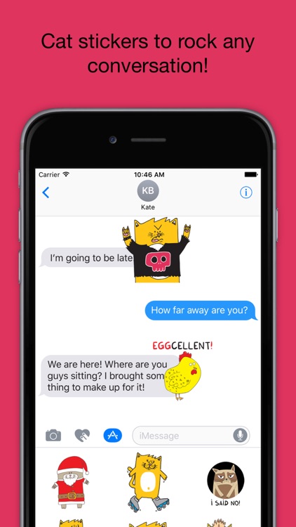 Cat & Friends - Redbubble sticker pack