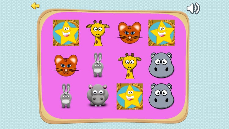 Preschool Matching and Learn Animals Card Games