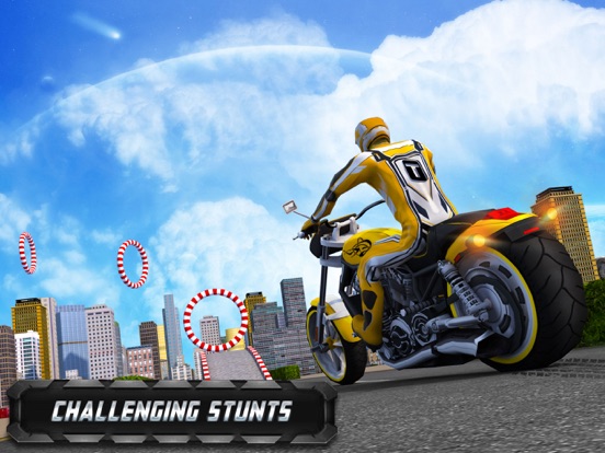 Screenshot #3 for Flying Bike Real Rider 2016
