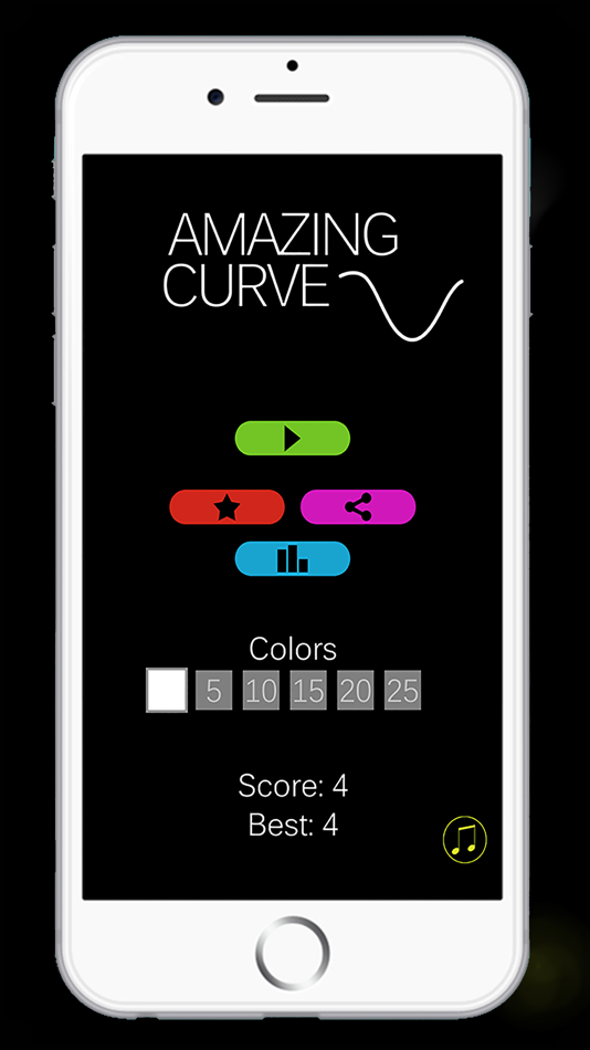 #1. Amazing Curve Line (iOS) 由: Jian Yih Lee