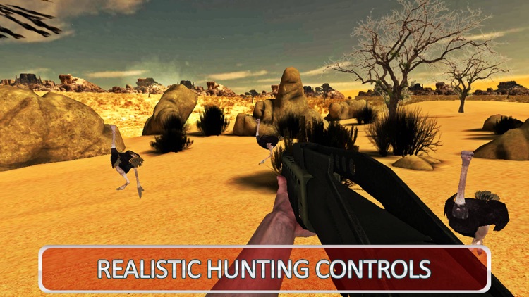 Ultimate Ostrich Simulator Shooting - Big Sean Shotgun Desert Hunter Safari screenshot-3