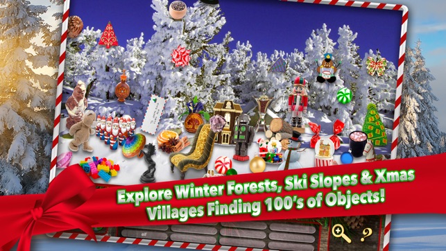 White Christmas Winter Holiday Hidden Object Games(圖3)-速報App
