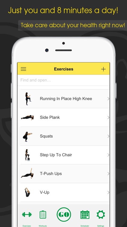 Home workout - 7 minute workout training challenge