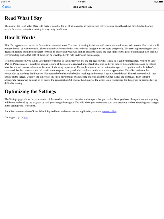 Screenshot #5 for Read What I Say