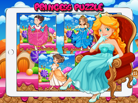 Screenshot #5 pour Gratuit Jigsaw Princess Jeu Petite Pour enfants