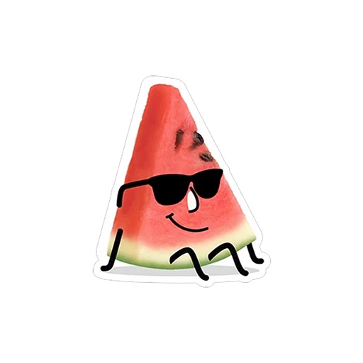 Watermelon Emojis - Expressions And Stickers