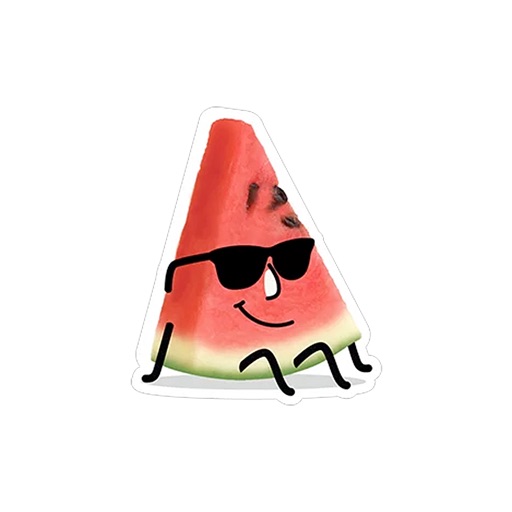 Watermelon Emojis Expressions And Stickers iPhone & iPad Game