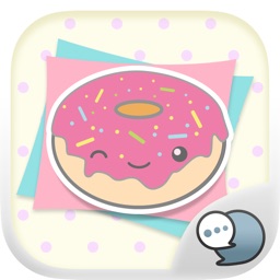 Pastel Emoji Stickers Keyboard Themes ChatStick