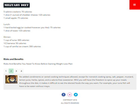 Screenshot #5 pour Military Diet Plan: The 3 Day Military Diet