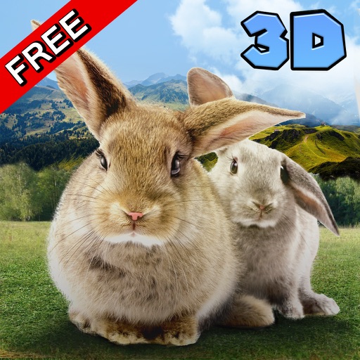 Forest Rabbit Wildlife Simulator 3D Icon