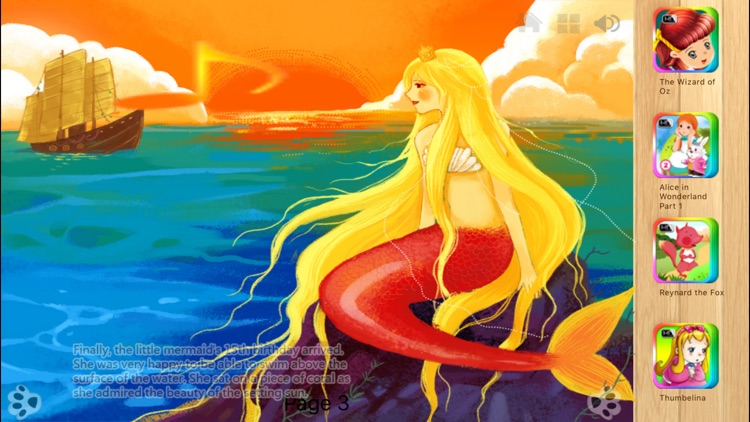 Little Mermaid - Interactive Book iBigToy