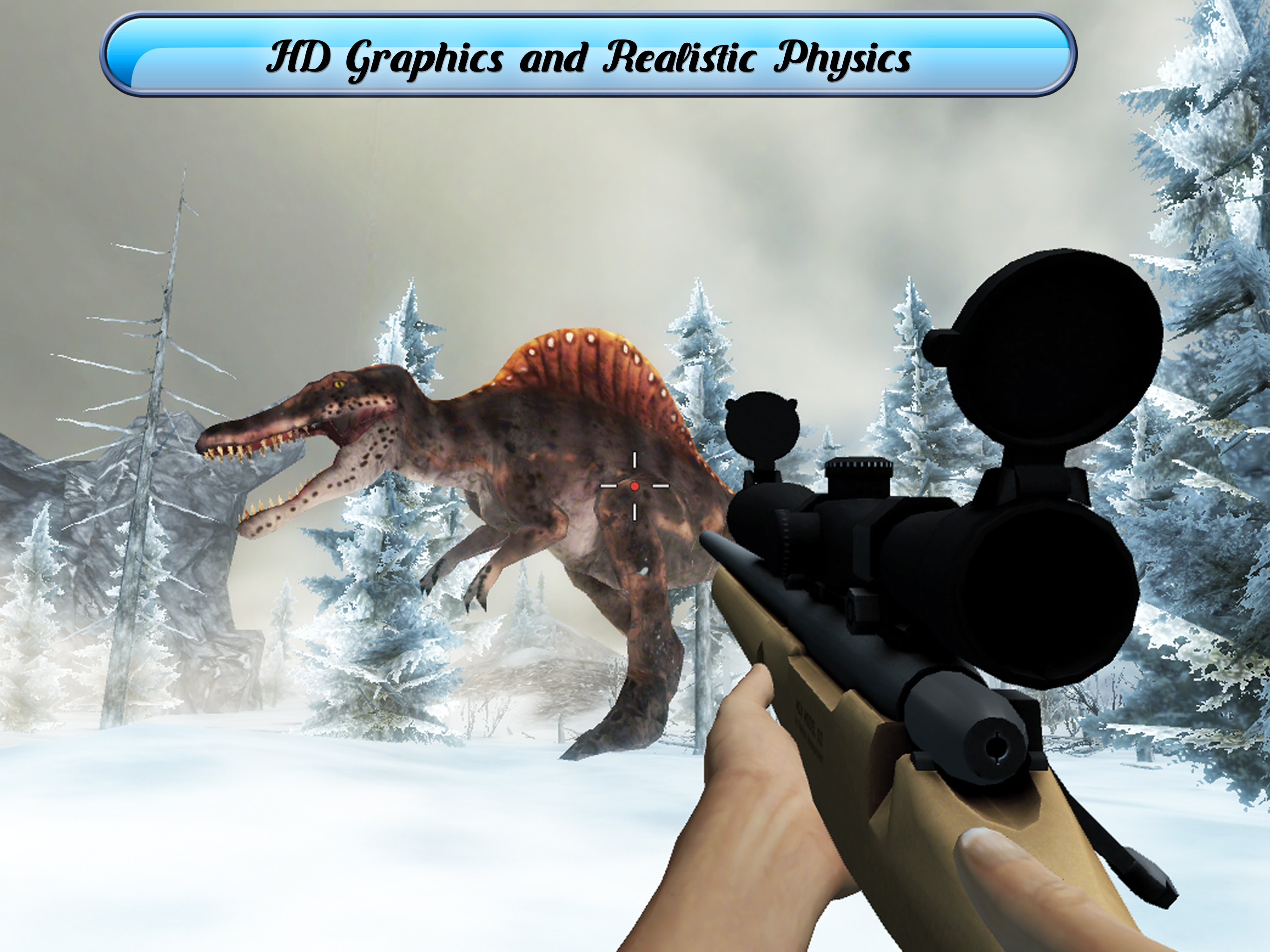 Jurassic Dinosaur Hunter : Ice Age Challenge 2017 screenshot 10