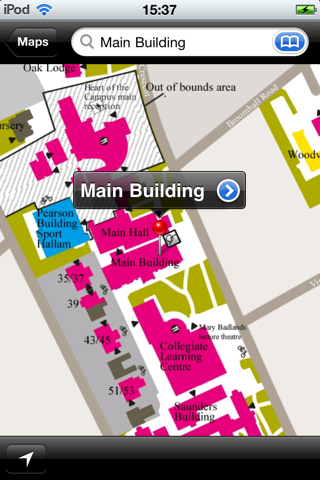 Hallam Uni screenshot 4