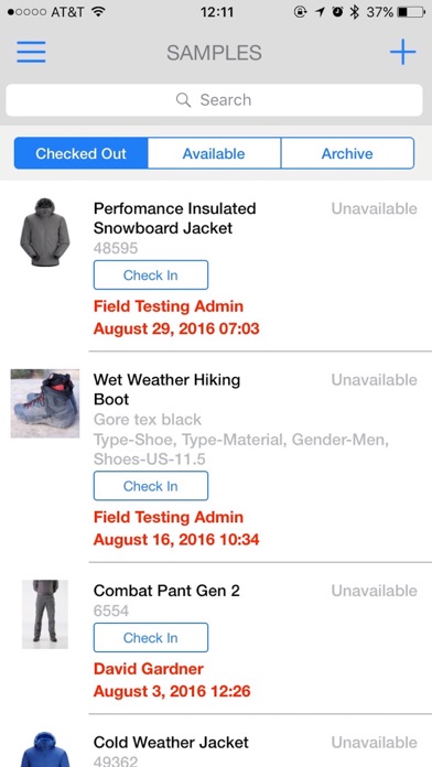 Screenshot #1 pour Centric Field Testing
