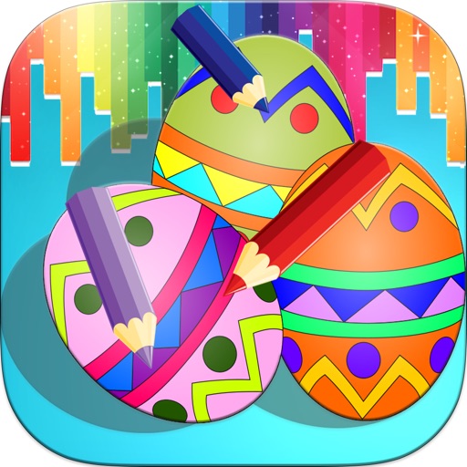 Easter Eggs Kids Coloring Book - Game for Kids icon