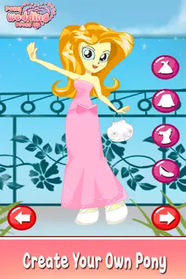 Game screenshot Bride Pony wedding girl princess dress up makeover hack