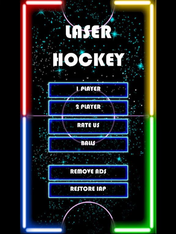 Screenshot #6 pour Glow Hockey HD - Best Neon Light Air Hockey