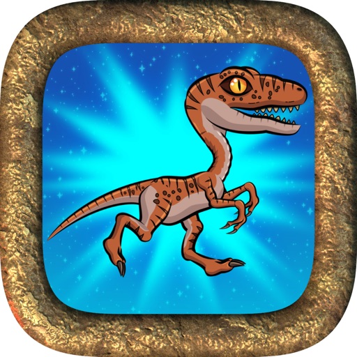 Dinosaur Run World Bouncing Circle Games Free Icon