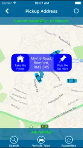 A1 Mini Cabs Havering screenshot #2 for iPhone
