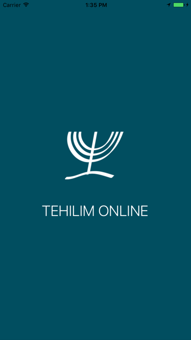 Screenshot #1 pour Tehilim Online