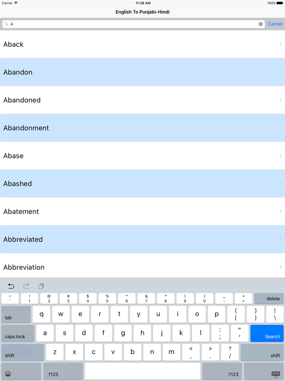 Screenshot #5 pour English To Punjabi Hindi