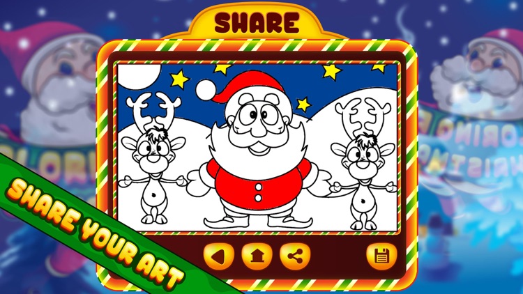 Christmas Colouring Fun screenshot-4