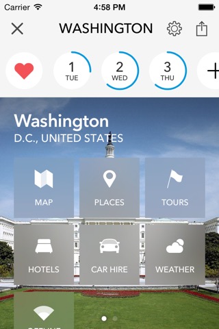 Washington D.C. Offline Map & City Guideのおすすめ画像1