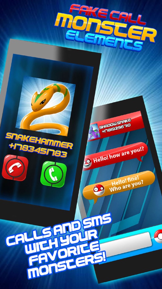 #1. Fake Call Monster Elements (iOS) 由: Alina Sapolgina