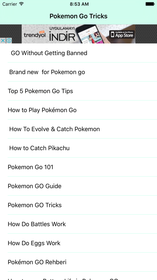 Guide and cheat for Pokemon Go (iOS) 来自: SORO SONS BILGI TEKNOLOJISI TICARET LIMITED SIRKETI Guide and cheat for Pokemon Go (iOS) 来自: SORO SONS BILGI TEKNOLOJISI TICARET LIMITED SIRKETI