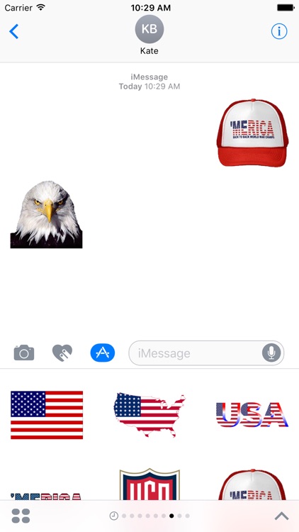 USA Emoji Stickers - Merica
