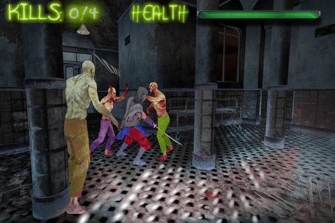 Ninja Warrior Vs Zombies- Horror Hospital screenshot 3