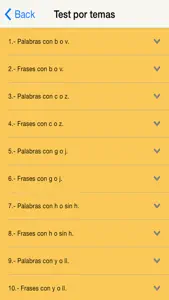 Ortografía Test y Ejercicios screenshot #3 for iPhone
