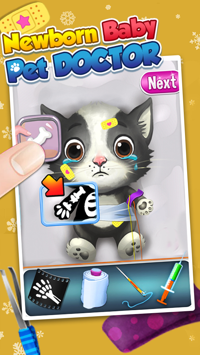 My Newborn Baby Pet Doctor Care and Salon Kid Games