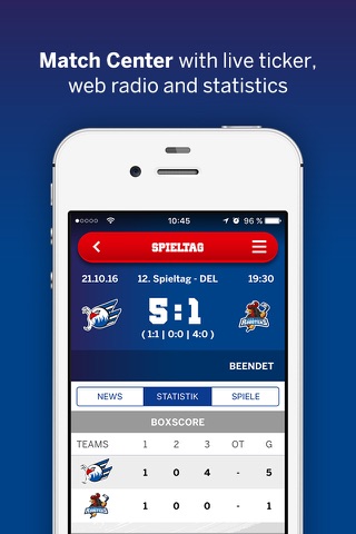 Adler Mannheim screenshot 2