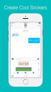Cool Messages for iMessage : Animated Text Sticker screenshot #1 for iPhone
