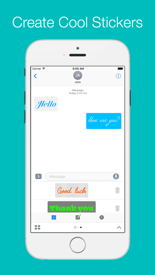 Cool Messages for iMessage : Animated Text Sticker - 1.1 - (iOS)