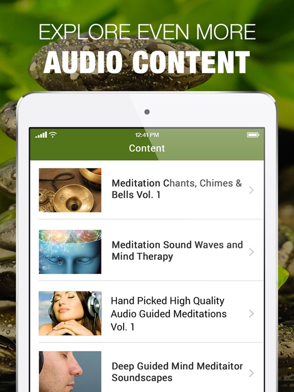 1000 Nature Sleep Relax Sounds iPad screenshot 5 - Health & Fitness app