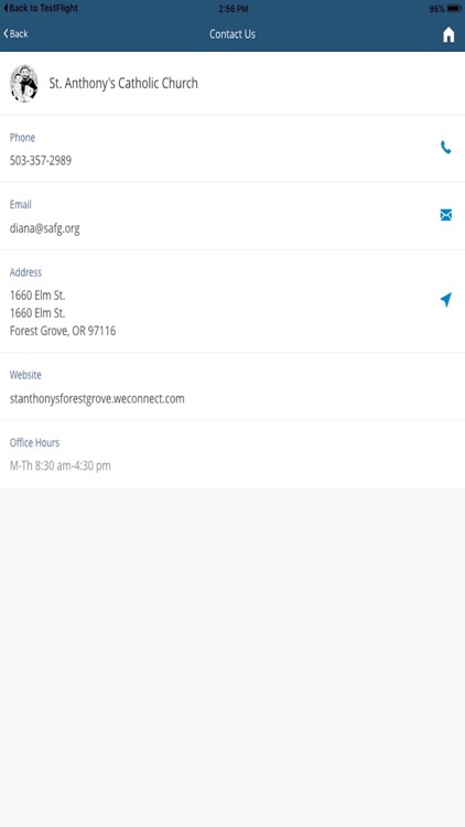 St Anthonys Church Forest Grove