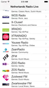 Netherlands Radio Live Player (Nederland / Dutch) screenshot #3 for iPhone