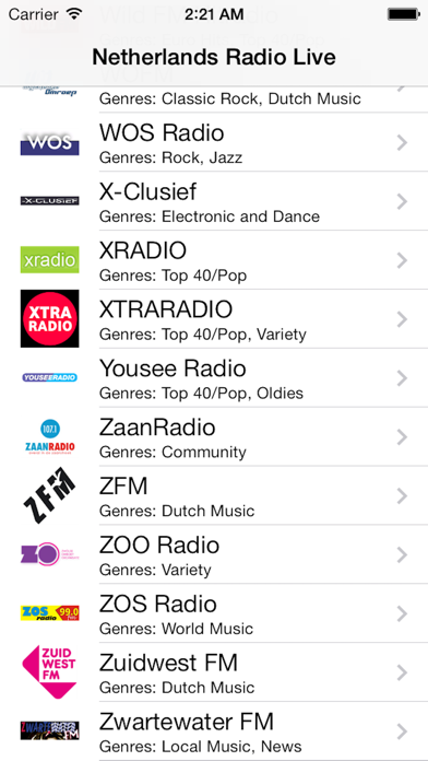 Screenshot #3 pour Netherlands Radio Live Player (Nederland / Dutch)