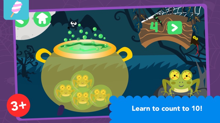 Math Tales trick-or-treating: Halloween counting