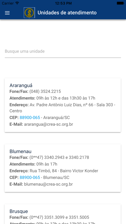 #2. Fiscalização CREA-SC (iOS) 由: CREA SC
