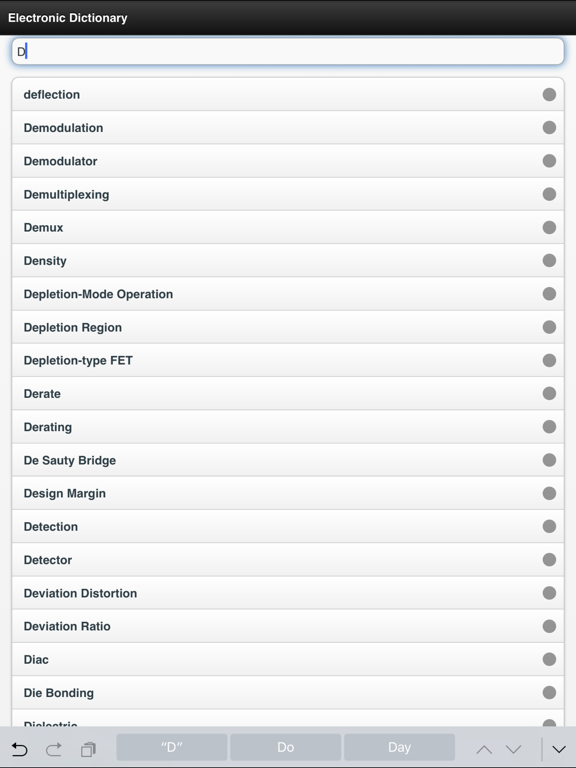 Electronic Dictionary Offline iPad screenshot