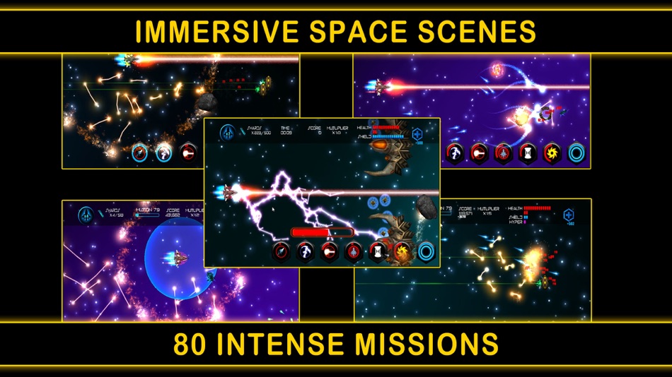 #2. Celestial Assault: Reloaded (iOS) 由: Lucid Vision Games