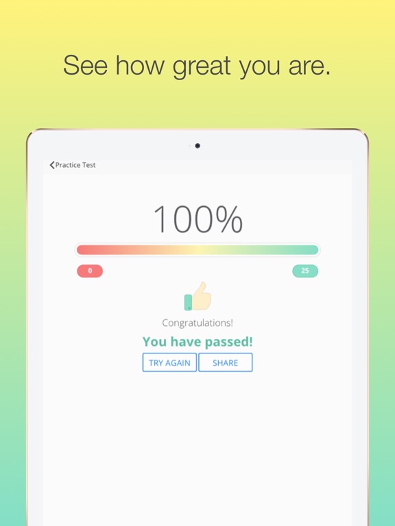 Iowa DMV - IA Permit test ed iPad screenshot 5 - Education app