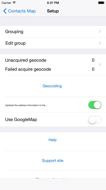 Contacts-Map