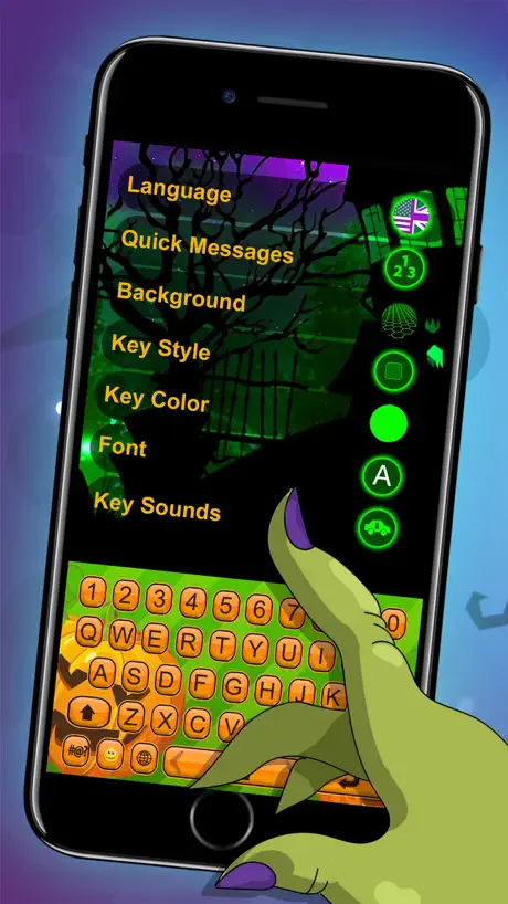 Halloween Keyboard Themes – Custom Scary Design.s