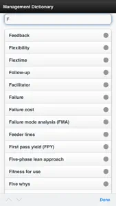 Management Dictionary Offline screenshot #1 for iPhone