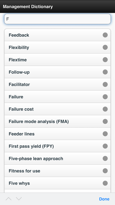 Management Dictionary Offline screenshot